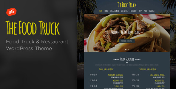 The Food Truck WordPress Theme