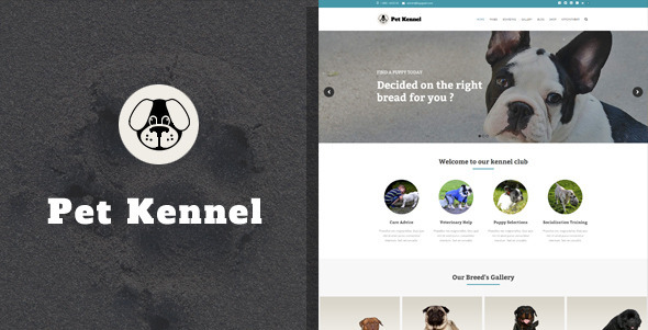 Pet Care Dog Kennels WordPress Theme