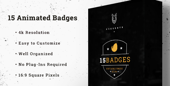 15 Animated Badges