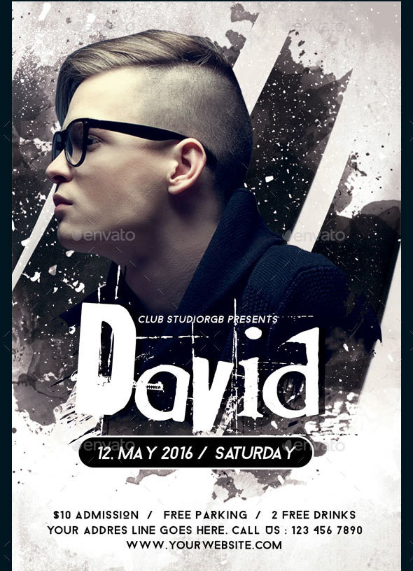 Bundle of 6 Guest Dj Party Flyers