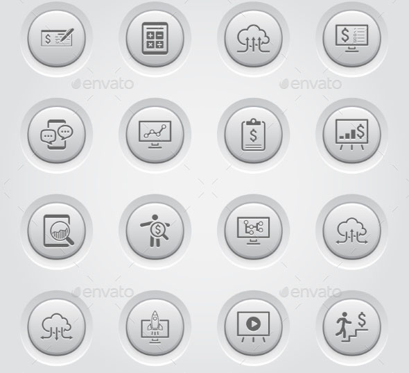 Business And Money Icons Set