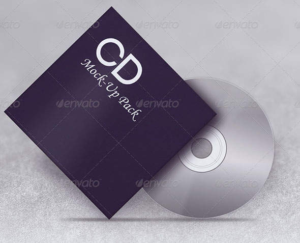 CD Cover and Disc Mock-up