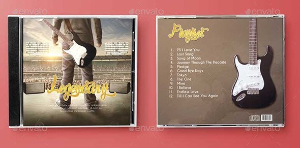 Disk CD Cover Mock-Up