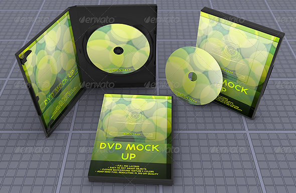 Realistic DVD Mock Up