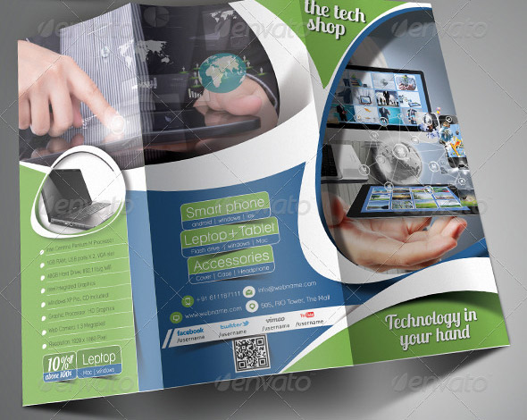 Multipurpose Promotion Trifold Brochure Template