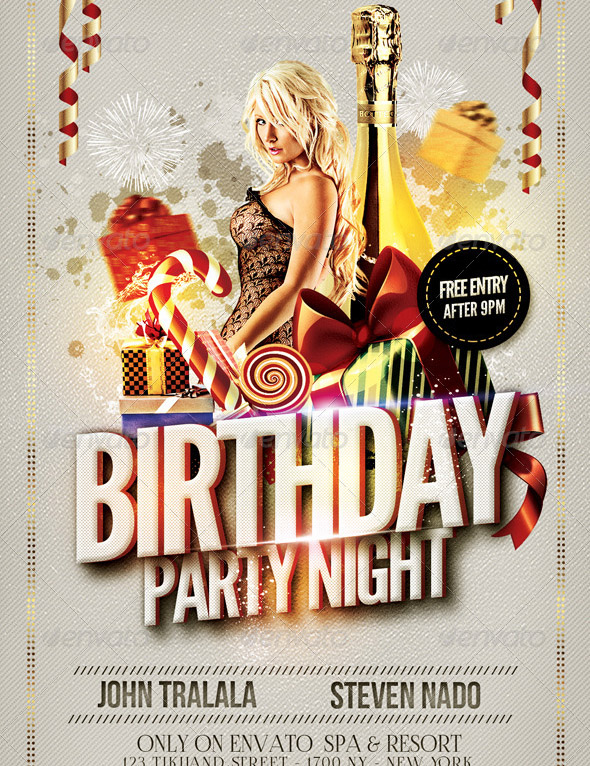 Birthday Party Flyer