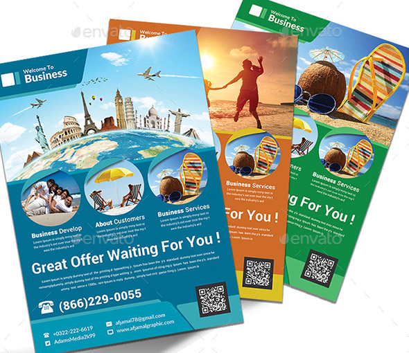 Holiday Travel Flyers Bundle